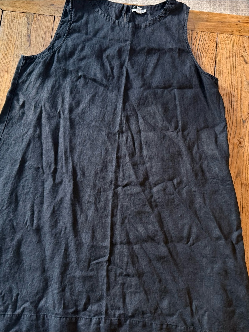 Eileen Fisher Black Linen Dress